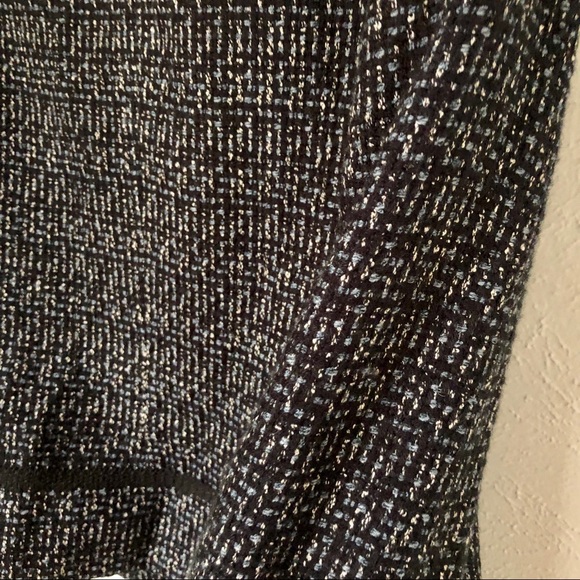 Tahari Zip Up Tweed Blazer Jacket Sz 10 - Picture 3 of 4